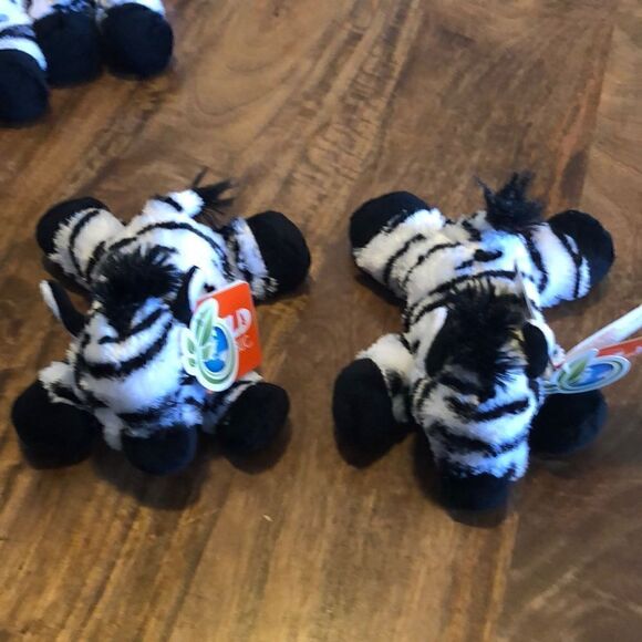 Wild Republic mini zebra-2 plushes - Picture 1 of 9